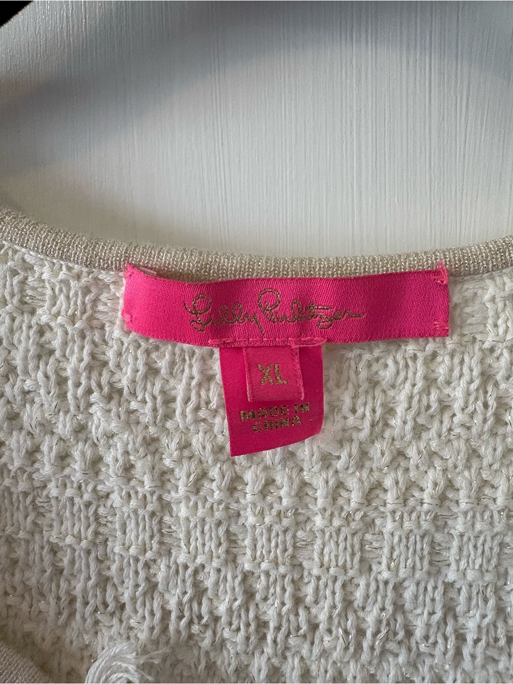 Lilly Pulitzer Cream Bouclé Fringe Trim Jacket - Picture 4 of 12